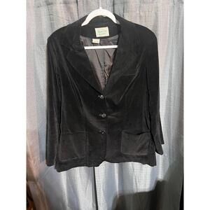 Vintage Black velvet Blazer